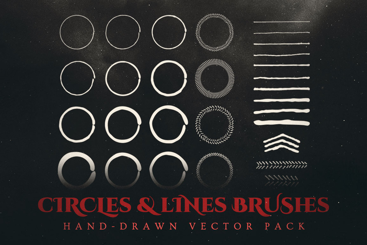 Esoteric Hand-Drawn Vector Brushes, a Brush Add-On by Jeff Finley
