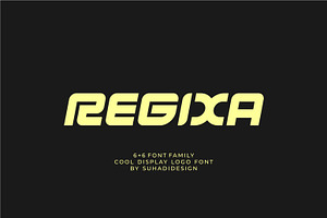 Regixa - Display Logo Font