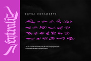 Ventralie, a Blackletter Font by Vintage Division (Thumbnail 8 of 10)