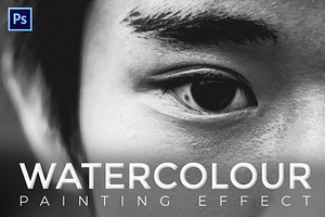 Watercolour Photoshop Action