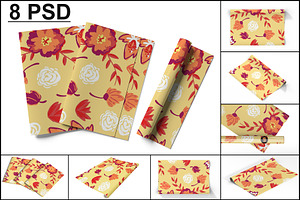 Gift Wrap Mockup, a Product Mockup by GraphicsPixel