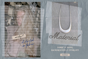 Material: Backgrounds & Overlays