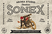 Motorcycle Chopper Illustration, a Graphic by AROKA (Thumbnail 1 of 13)