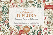 Fauna and Flora Digital Papers, a Pattern Graphic by Happy Creators Co. (Thumbnail 7 of 7)