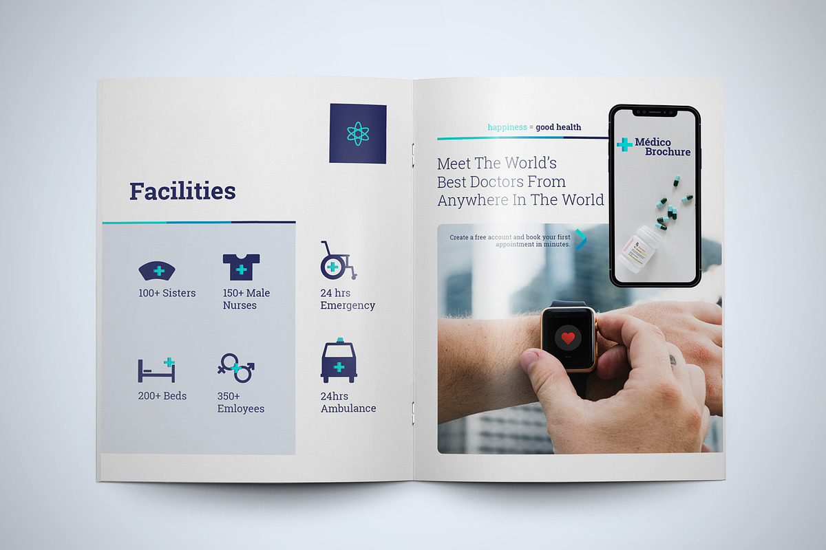 Médico Brochure Template, a Brochure Template by TH Pixel (Photo 7 of 10)