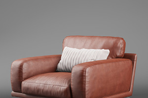 Peruna Leather Arm Chair