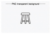 Chair and Sofa Icons, an Outline Icon by Designfour (Thumbnail 5 of 7)