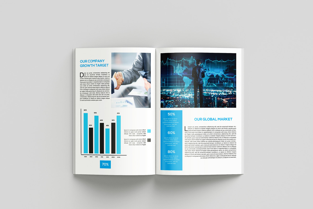 Corporate Brochure Template, a Brochure Template by Template Shop (Photo 6 of 11)