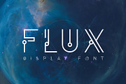 Flux | Display Font, a Sans Serif Font by Glyph44 (Thumbnail 1 of 7)