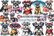 Miniature Schnauzer Dog Clipart, an Illustration by Rose Art (Thumbnail 1 of 7)