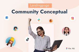 Community conceptual landing page