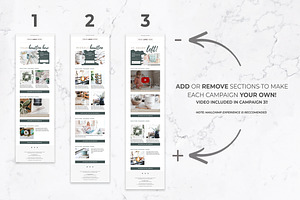 Mailchimp & Canva Template 3 Pack