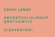 Danny Lasso I A Hyrid Font, a Sans Serif Font by Taylor Penton (Thumbnail 4 of 4)