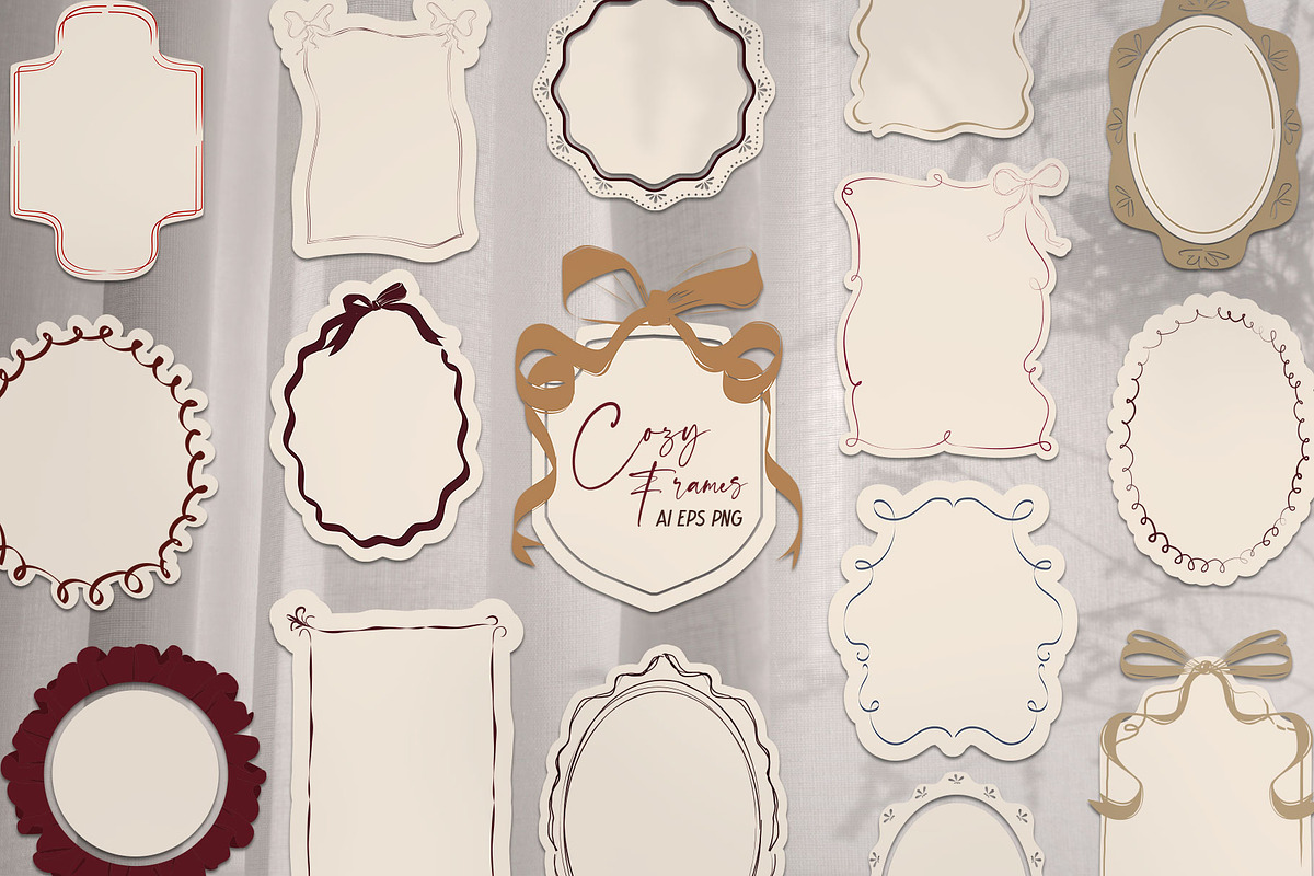 100+ Cozy Season - Patterns & Frames, a Pattern Graphic by Mio Buono (Photo 11 of 15)
