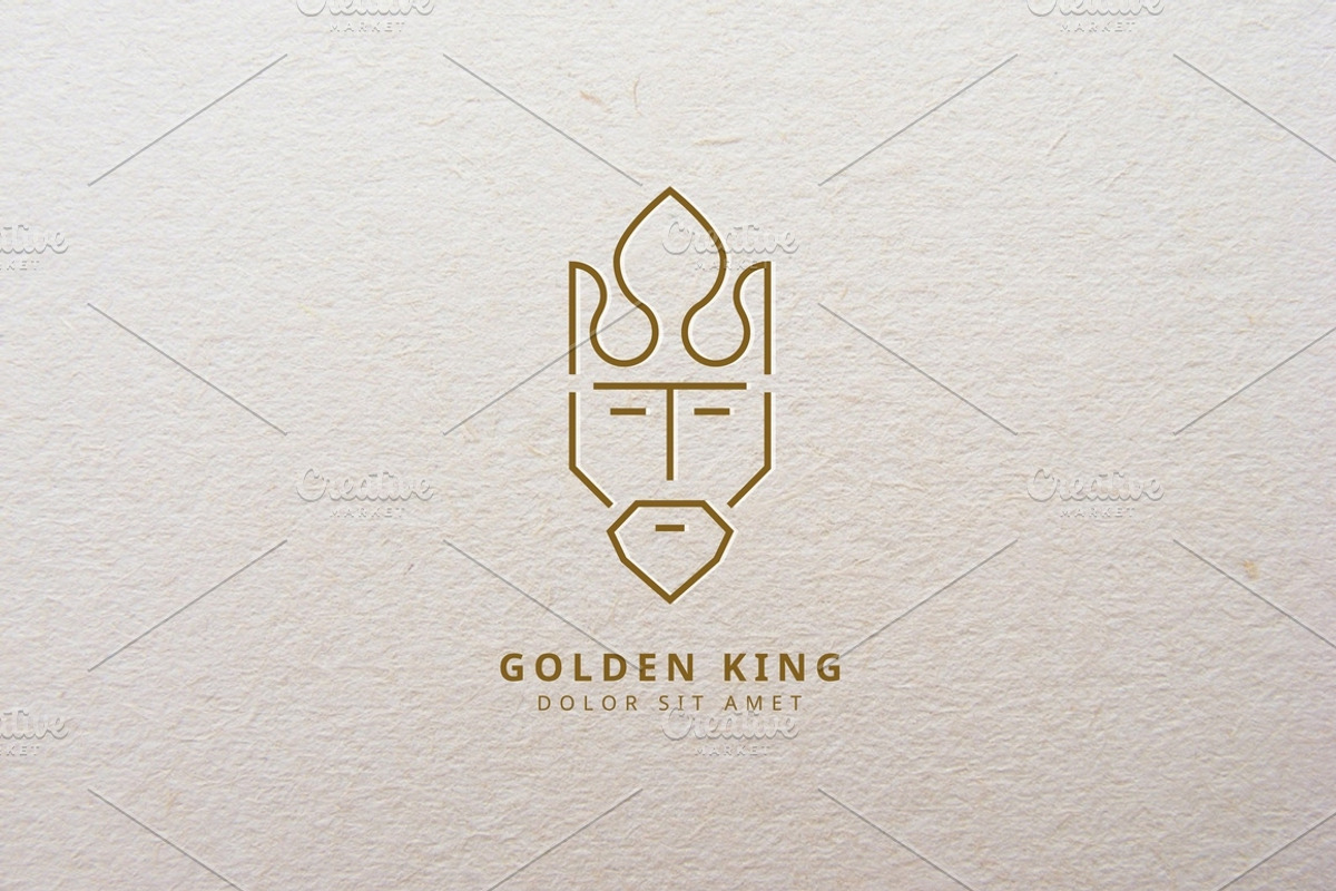 Golden King Logo, a Branding & Logo Template by Magda (Photo 2 of 2)