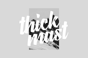 Thickmast Script Font