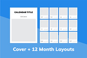 2026 InDesign Calendar Templates, a Marketing Template by Dandymark (Thumbnail 5 of 6)