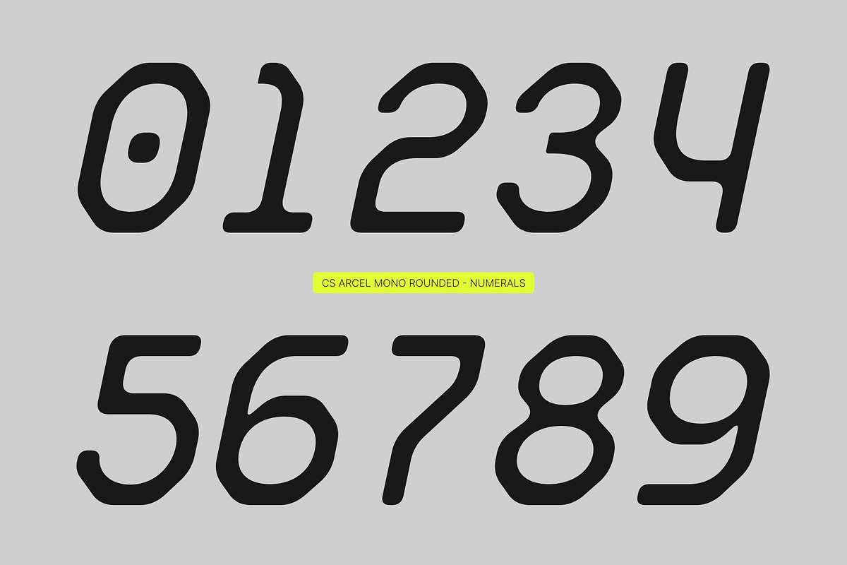 CS Arcel Mono Rounded, a Sans Serif Font by Craft Supply Co. (Photo 3 of 8)