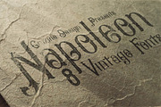 Napoleon Vintage Typeface, a Font by Cruzine (Thumbnail 5 of 5)