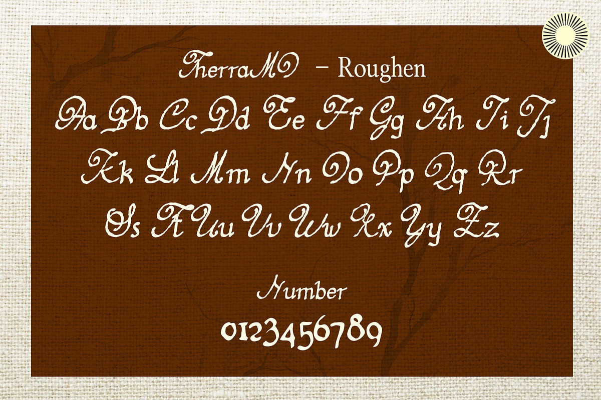 Therramo Organic Vintage Handwritten, a Handwritten Font by Setara Langit CreativeStd (Photo 11 of 12)