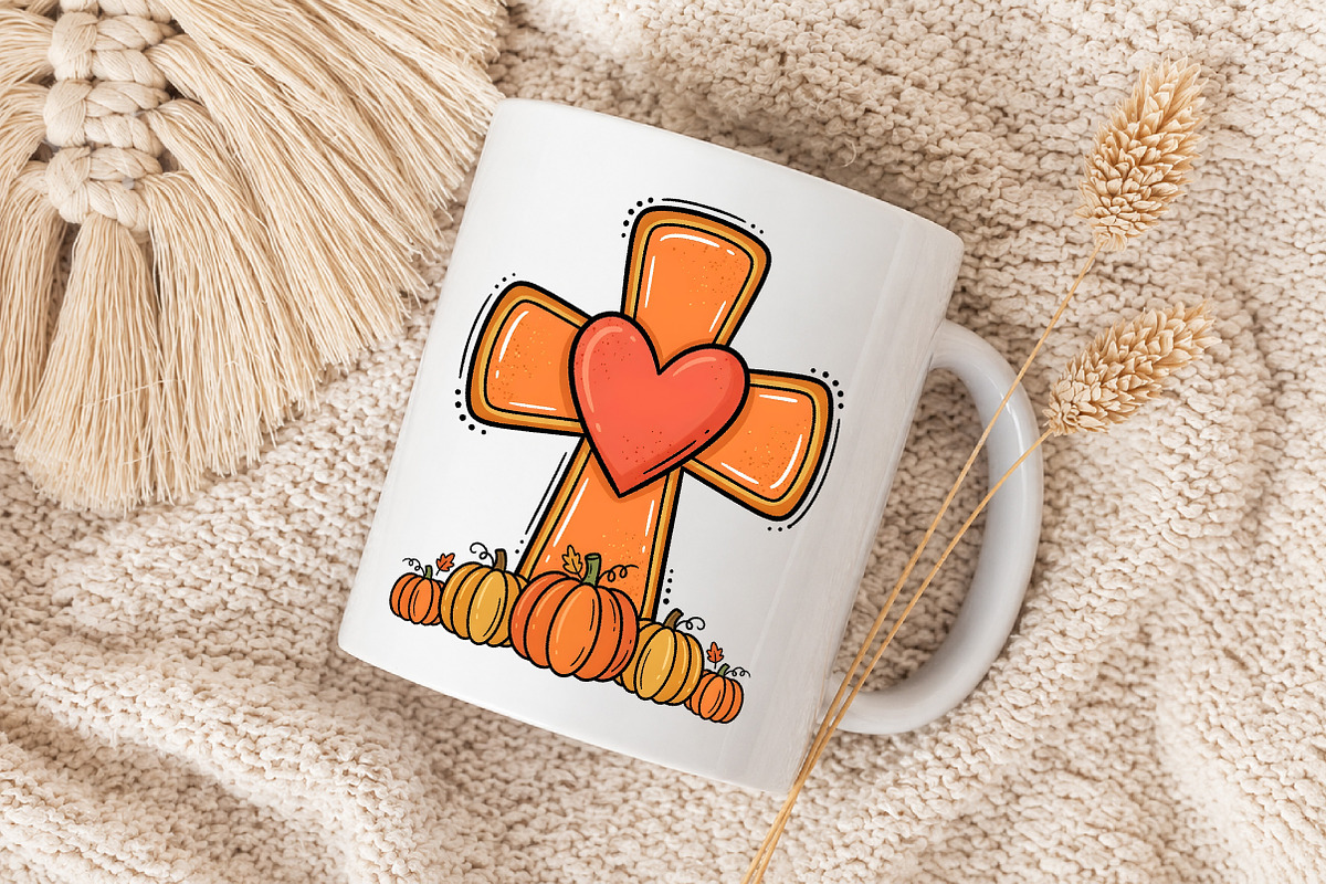 Thanksgiving Pumpkin PNG, Jesus, an Object Illustration by Libby Wishes (Photo 5 of 5)