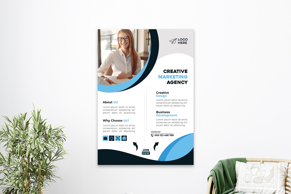 Promotional Marketing Flyer Design, a Flyer Template by Tahnix Creative (Photo 3 of 3)