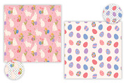 Pastel Spring Easter Bunny Pattern, a Pattern Graphic by CreativeChristiana (Thumbnail 8 of 8)