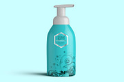 Foaming Soap Dispenser Bottle Mockup, a Cups & Container Mockup by Digitalphaser (Thumbnail 3 of 7)
