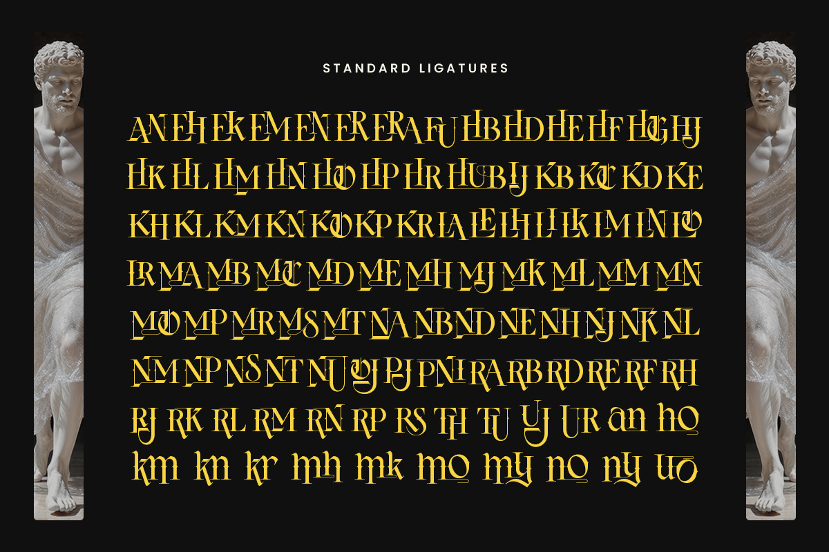 Sunsurya Blackletter Typeface, a Blackletter Font by alit design (Photo 16 of 19)