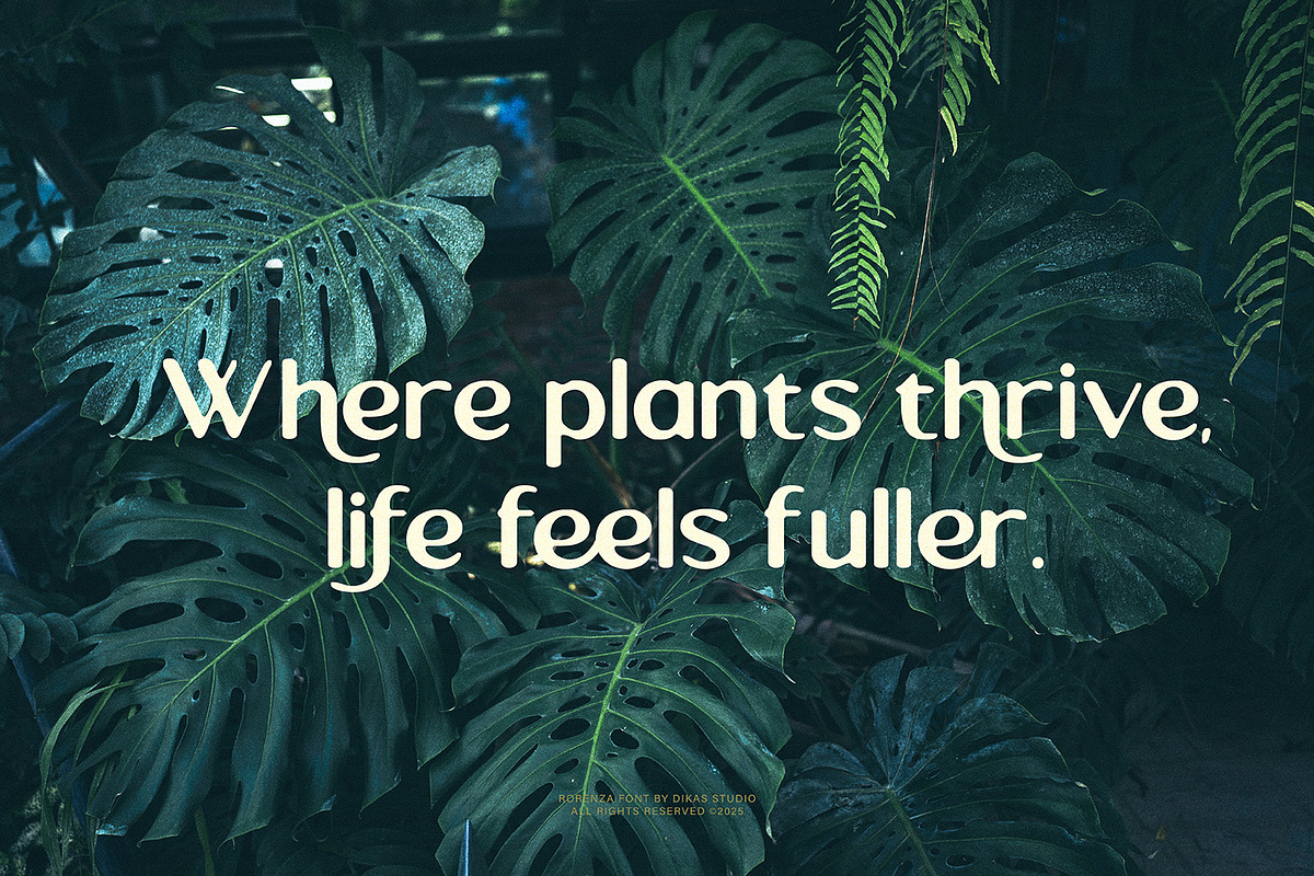 Rorenza, a Sans Serif Font by Dikas Studio (Photo 9 of 10)