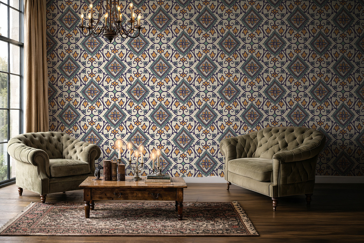 Vintage Azulejo Tile Pattern, a Pattern Graphic by StudioGlouna (Photo 2 of 6)