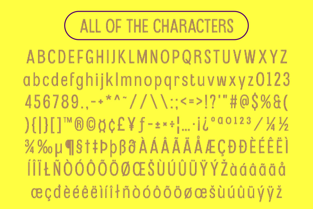 CS Nexus Slitscan, a Sans Serif Font by Craft Supply Co. (Photo 8 of 8)