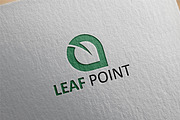 Leaf Point Logo, a Branding & Logo Template by ONESADYA (Thumbnail 2 of 2)