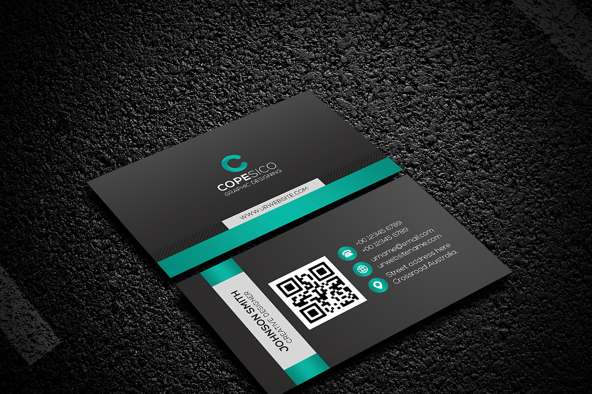Modern Business Card, a Business Card Template by Creative_Arts (Photo 4 of 5)