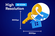 20 Real Estate 3D Icon Set, an Object 3D Model by Bilicube Studio (Thumbnail 2 of 6)
