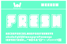 fresh mint font