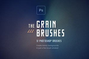 Grain Background Photoshop Brushes, a Brush Add-On by Andrew Skoch Design