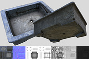 Cement Bonsai Pot, an Object 3D Model by Beatheart Creative Studio (Thumbnail 7 of 7)