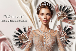 Procreate Fashion Beading Brushes