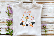 Cozy Season Png,Ghost Cat Png, an Illustration by DreamCafeArt (Thumbnail 3 of 7)