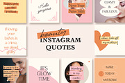 Lady Boss Inspiration Quotes, a Social Media Template by Kseniia_Design (Thumbnail 1 of 10)