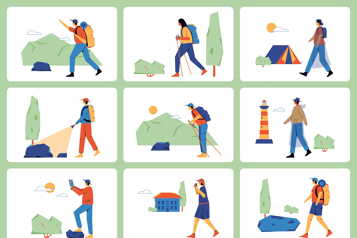 Flat Style Scenes for Web & Startup, a Graphic by GraphicCo (Photo 6 of 6)