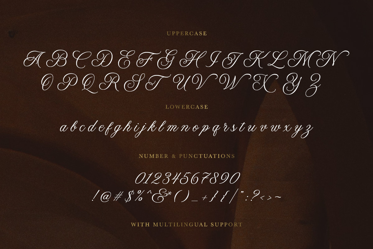 Virgolate - Wedding Font, a Script Font by Letterhend Studio (Photo 9 of 9)