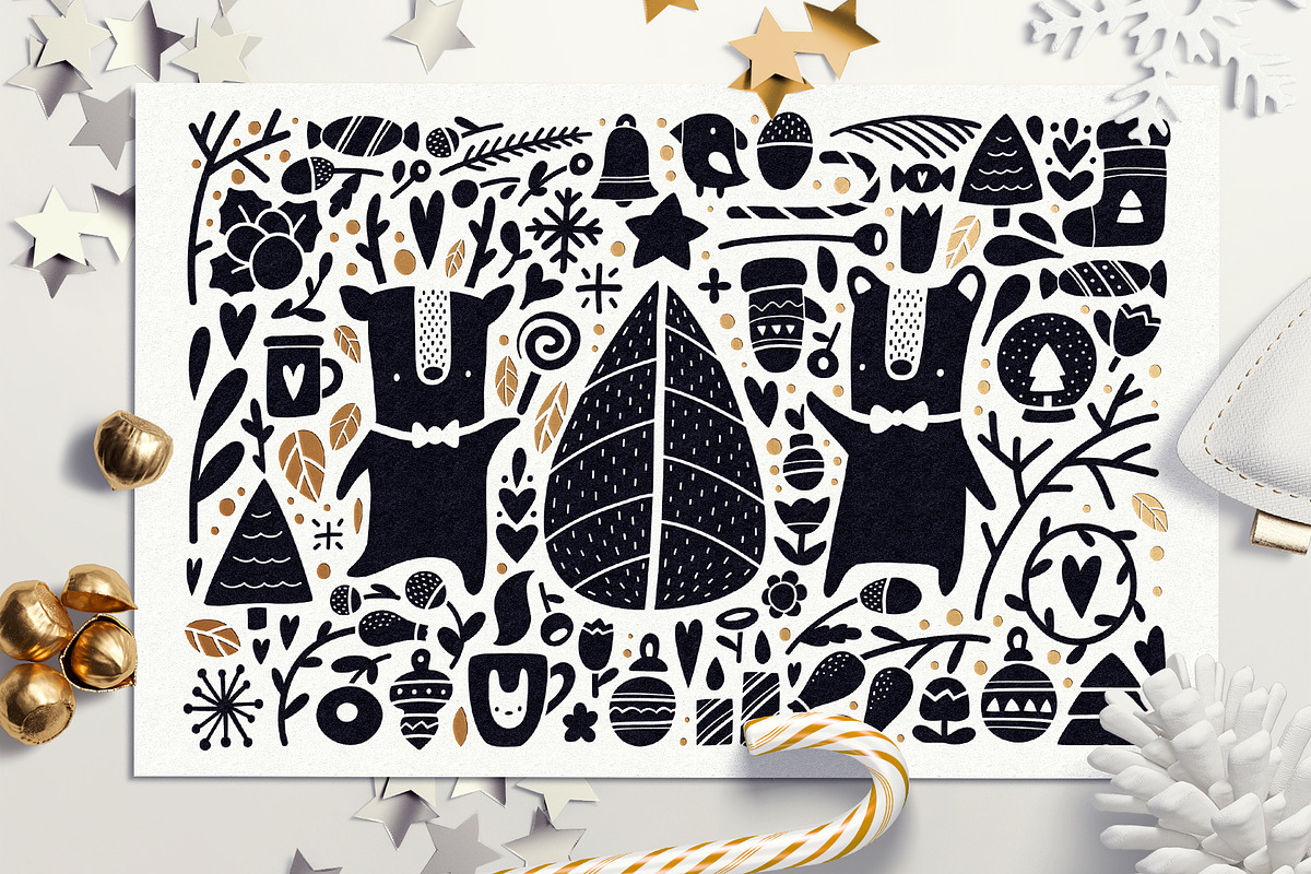 Winter Forest, an Animal Illustration by tuesok digital goods (Photo 2 of 9)