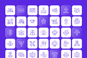 Streaming Art Icon Set, an Outline Icon by Prosymbols (Thumbnail 7 of 7)