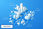 White Isometric City Builder, an Object Graphic by Andrew Kras Design (Thumbnail 3 of 13)
