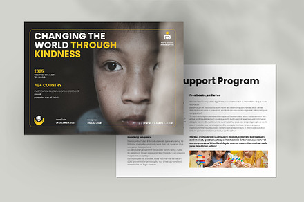 Charity Brochure Landscape