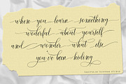 Sahitya script, a Script Font by Sulthan Studio (Thumbnail 5 of 8)