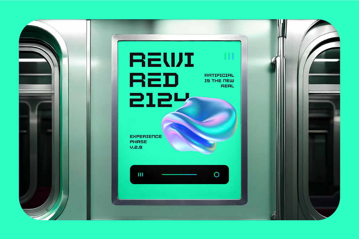 Hune-Blocky Sci-fi Logo Font, a Sans Serif Font by Ebad Designs (Photo 5 of 7)