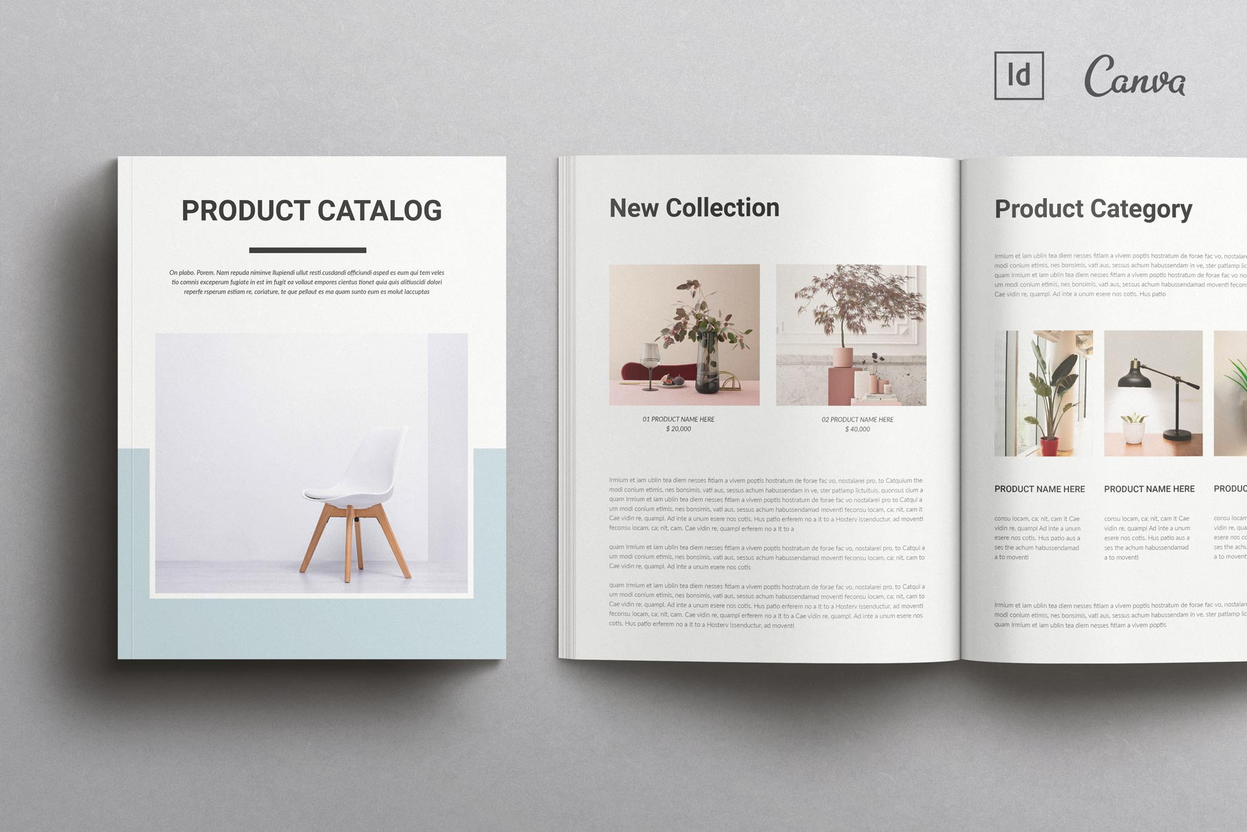 Product Catalog Template, a Brochure Template by TemplatesForest